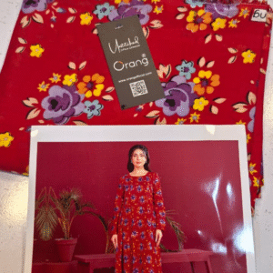 Superior printed cotton cambric shirt & trouser 09